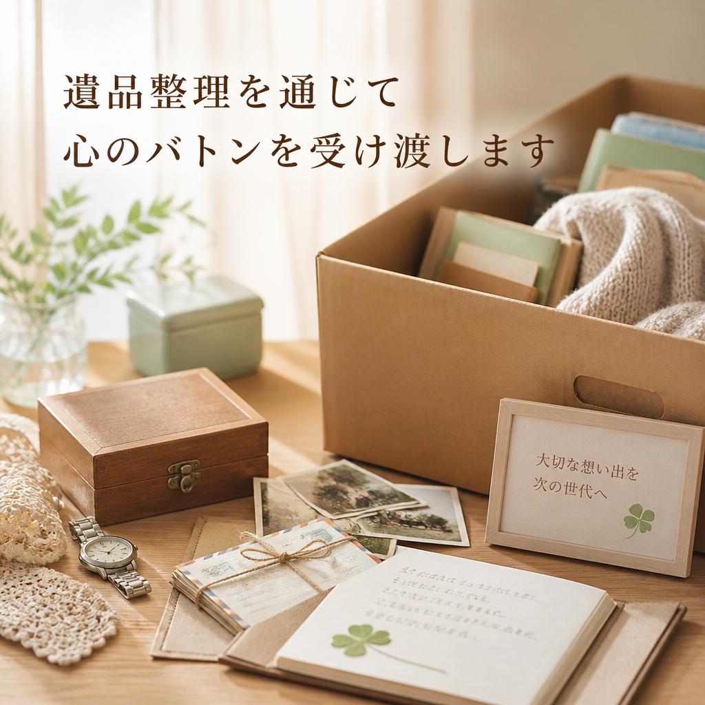 遺品整理を通じて心のバトンを受け渡します