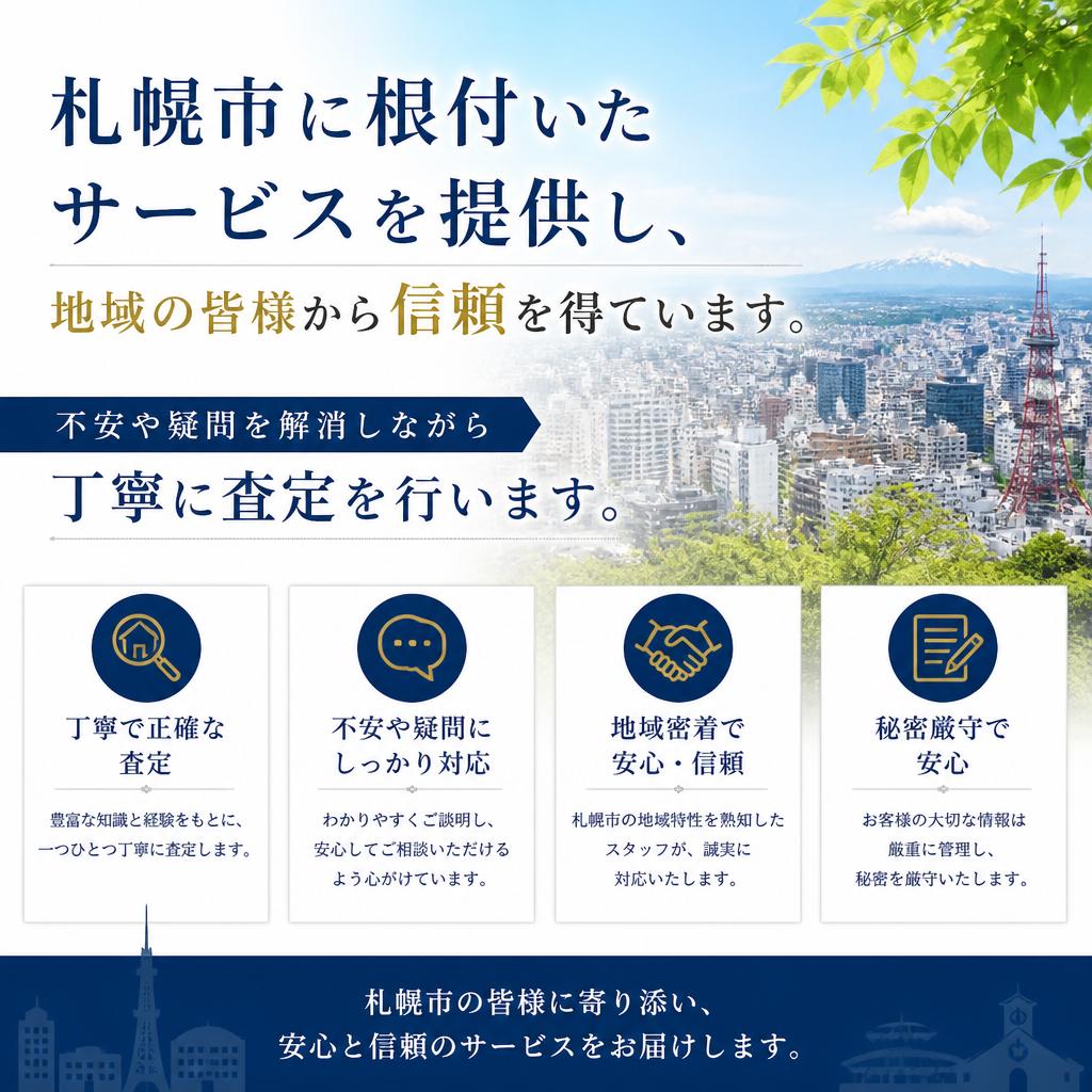 地域密着の安心査定