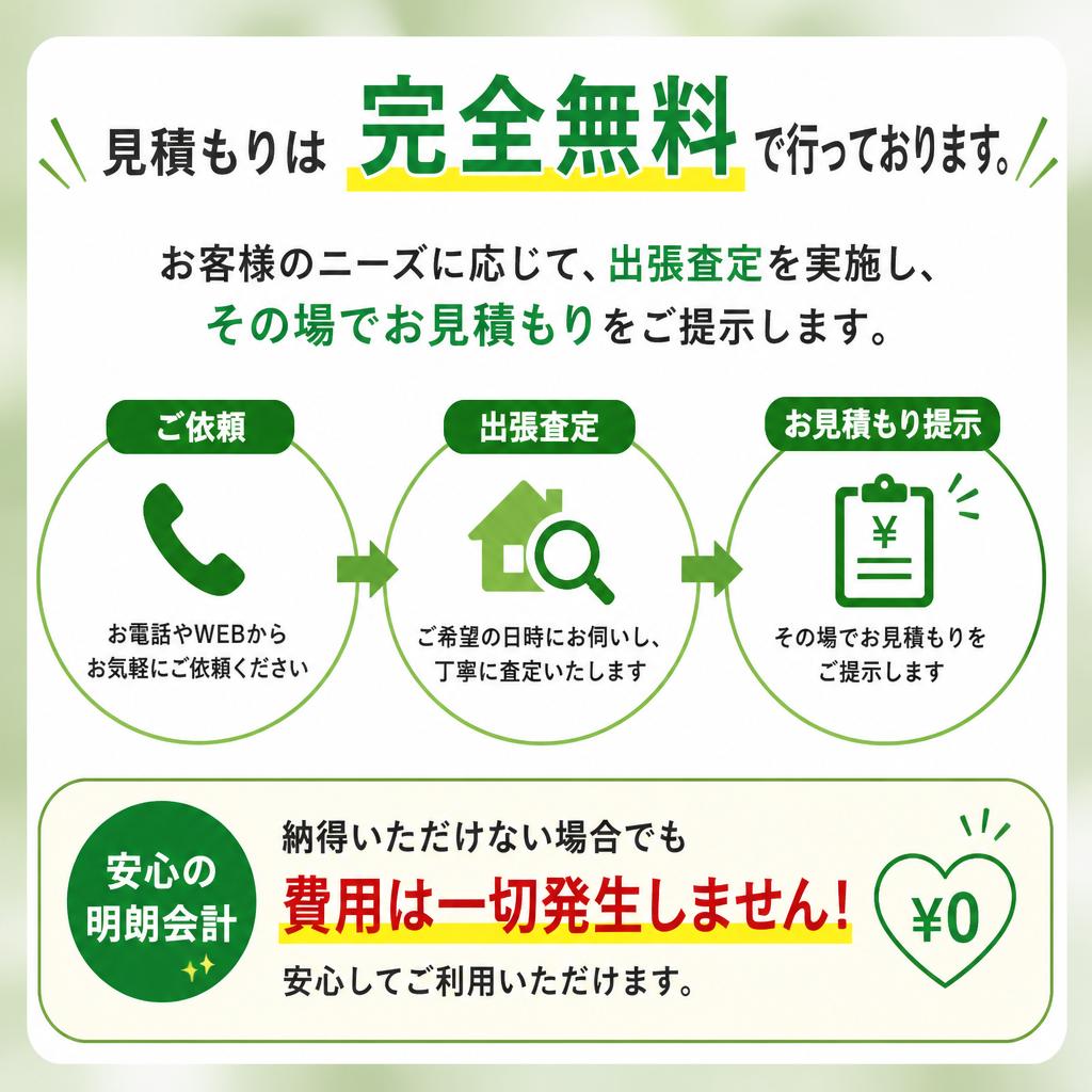 無料見積もりのご案内